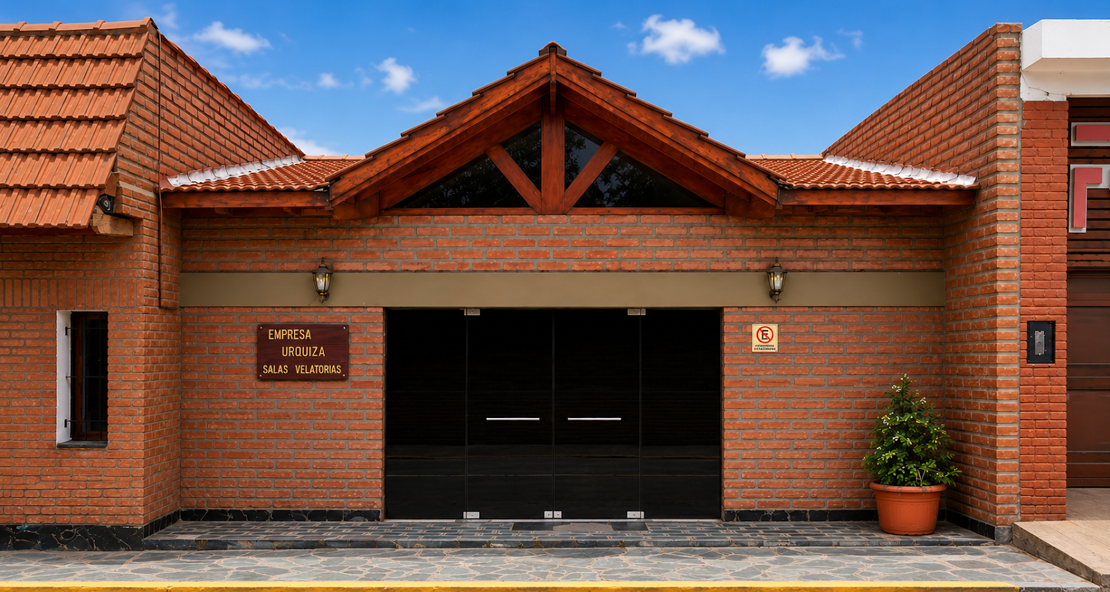 Fachada de las instalaciones de Cochería Urquiza